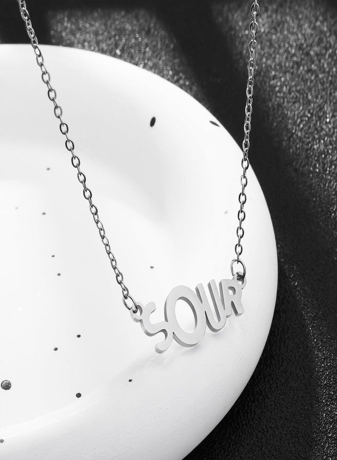 Medsor Sour Singer Necklace For Women Stainless Steel Sour Pendant Necklace - Image 5